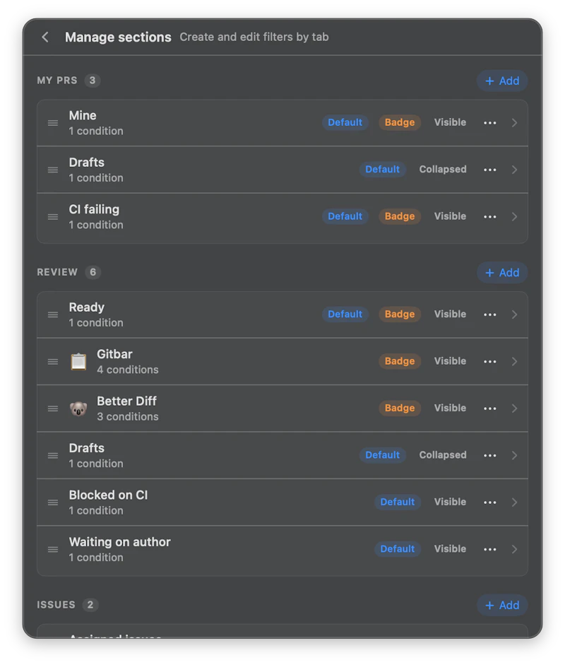 Gitbar screenshot 4