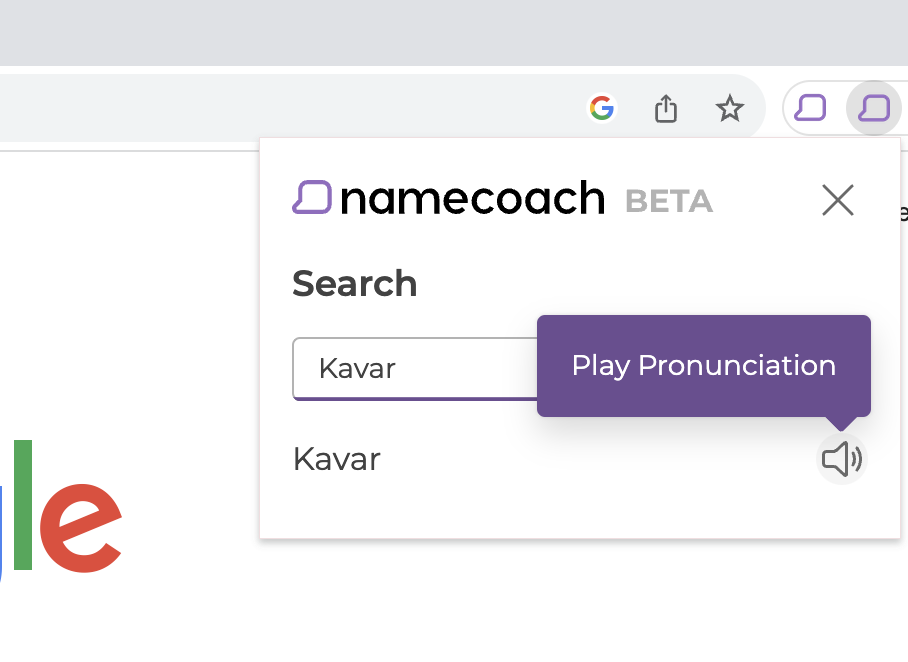 Namecoach Chrome Extension media 4