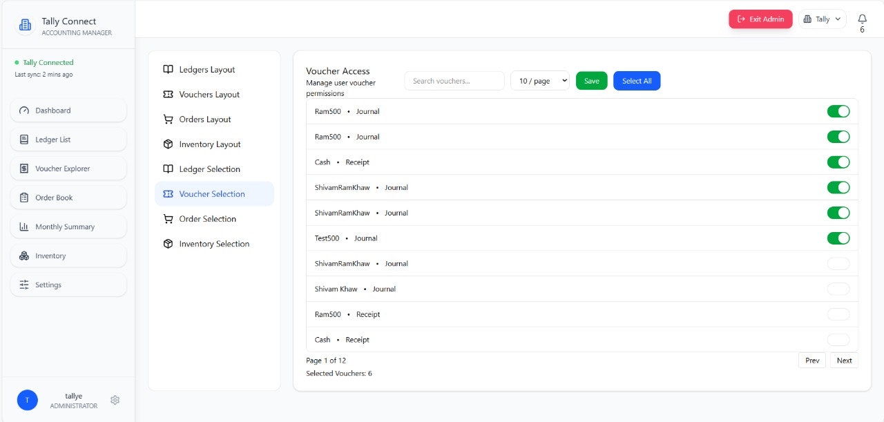 Tally Connect media 9