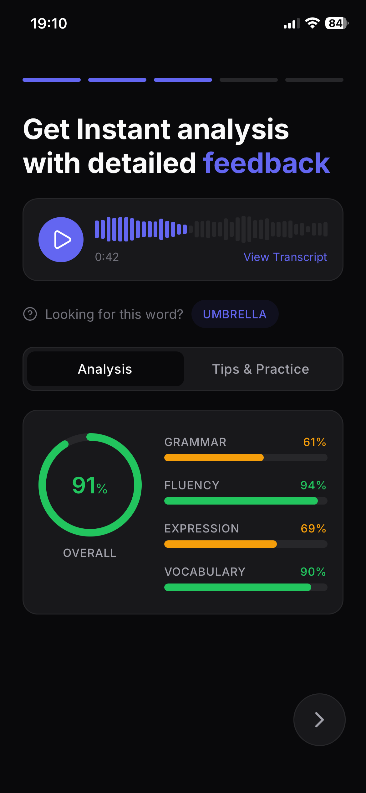 Tomo: Speak & Get Feedback gallery image