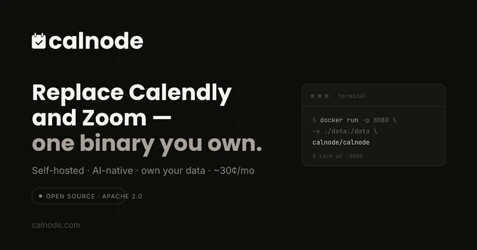 Calnode screenshot 2