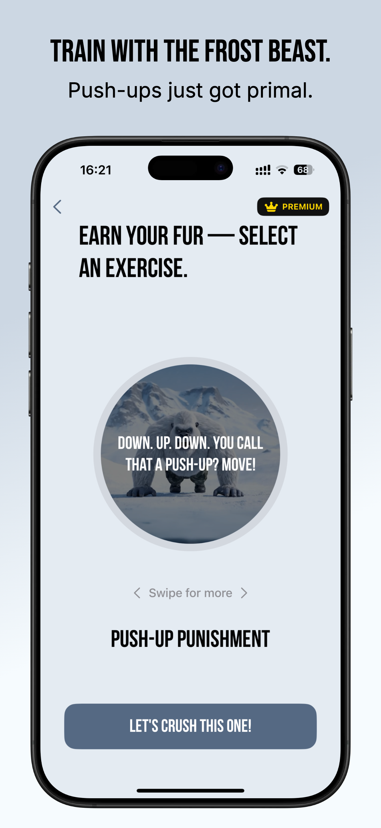IronYeti Trainer with Attitude - The Fitness App That Yells at You (Lovingly) media 5
