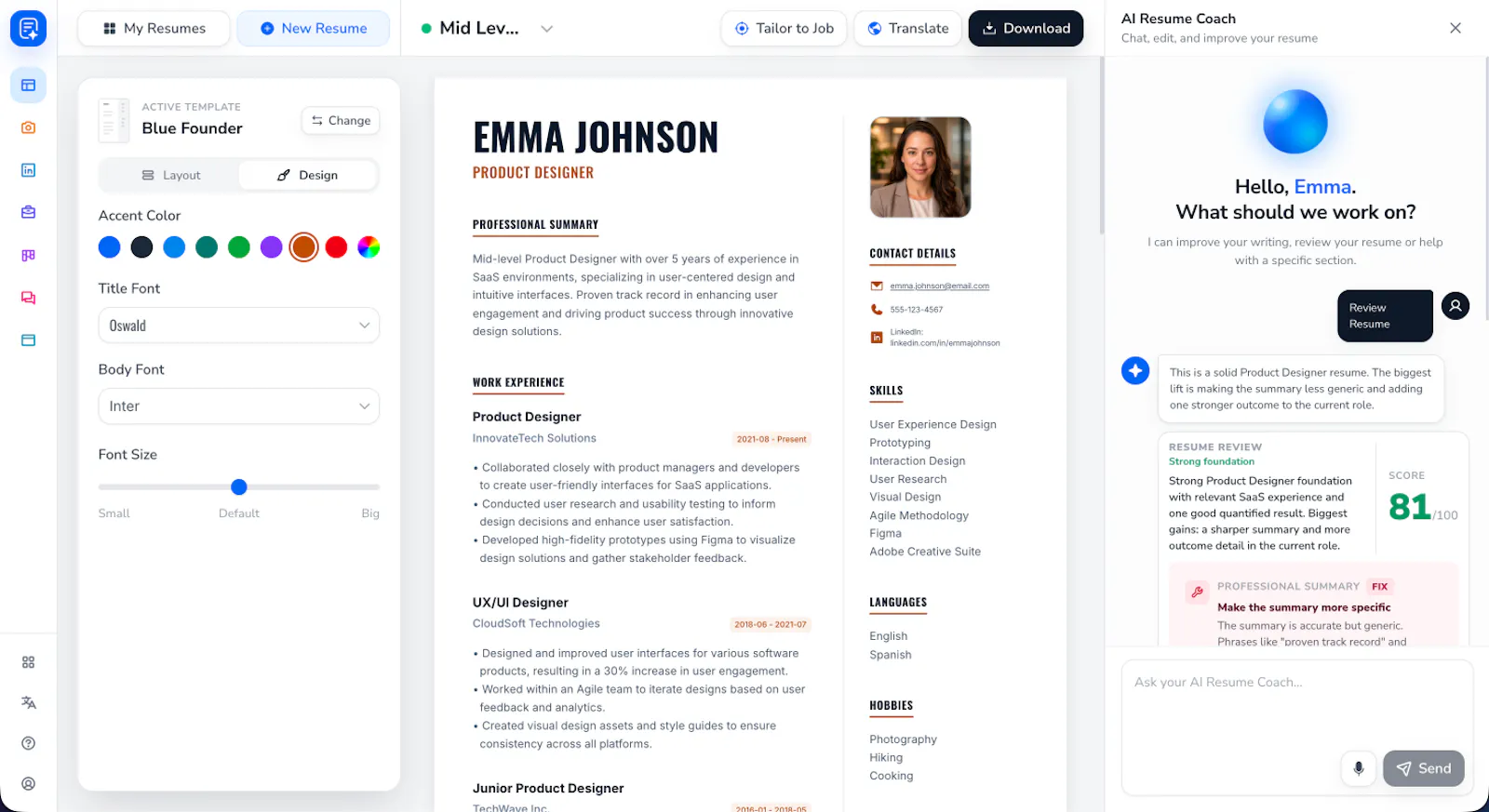 ResumeMaker.Online 2026 screenshot 3