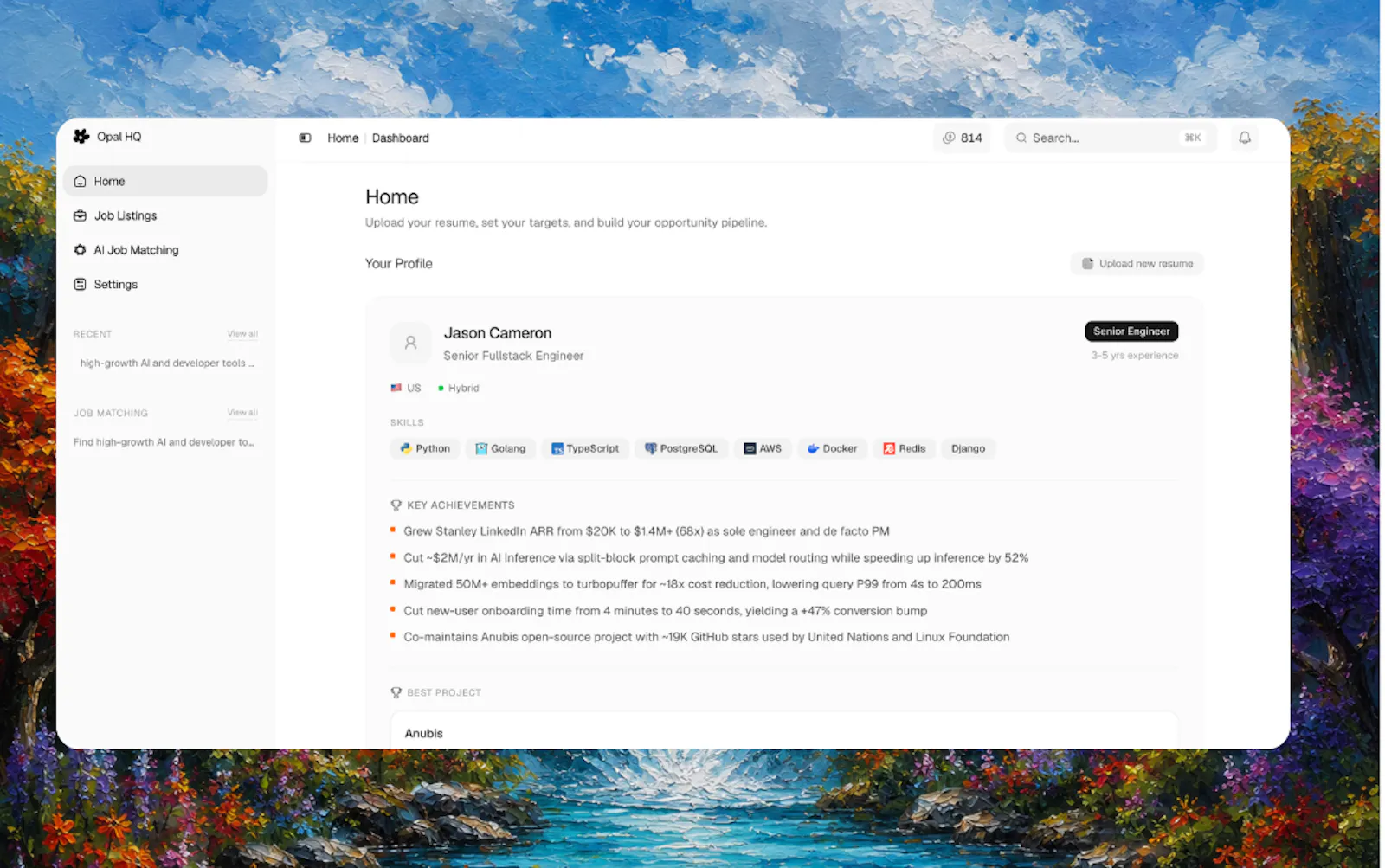 Opal screenshot 1