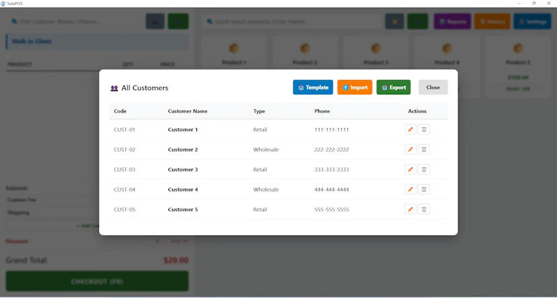 TadaPOS - Simple POS screenshot 2