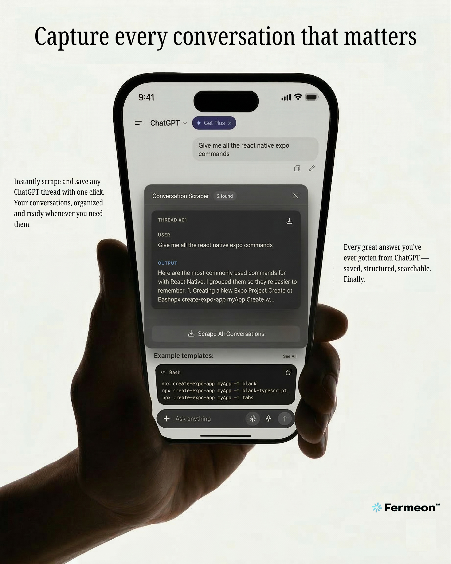 Fermeon - Screenshot 2 showing product features and functionality