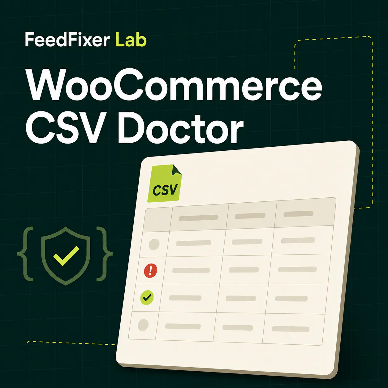 FeedFixer Lab 제품 배너