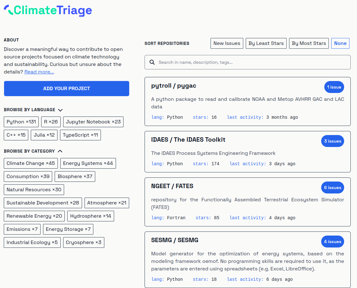 ClimateTriage gallery image