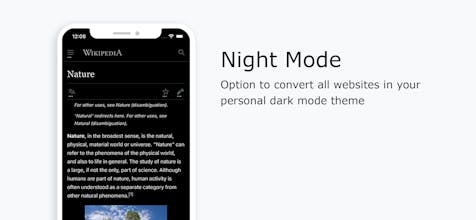 Turn Off the Lights for Safari - iOS gallery image