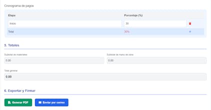 Presupuesto Pro gallery image