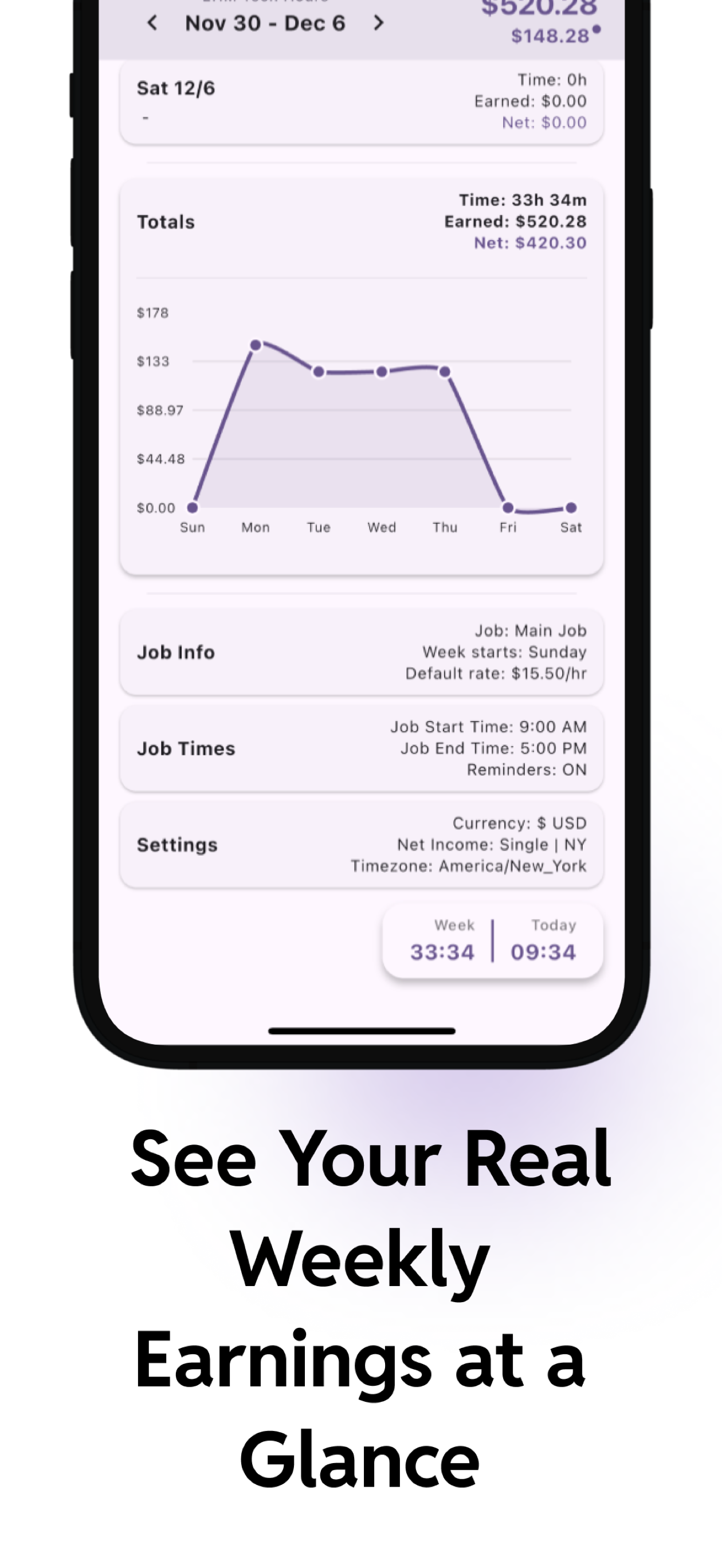 Hours Tracker: Time Clock In gallery image