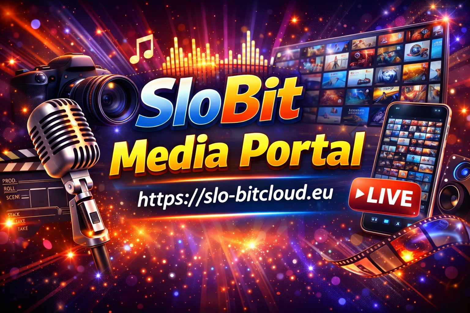 SloBit Music - Product Hunt launch logo and brand identity