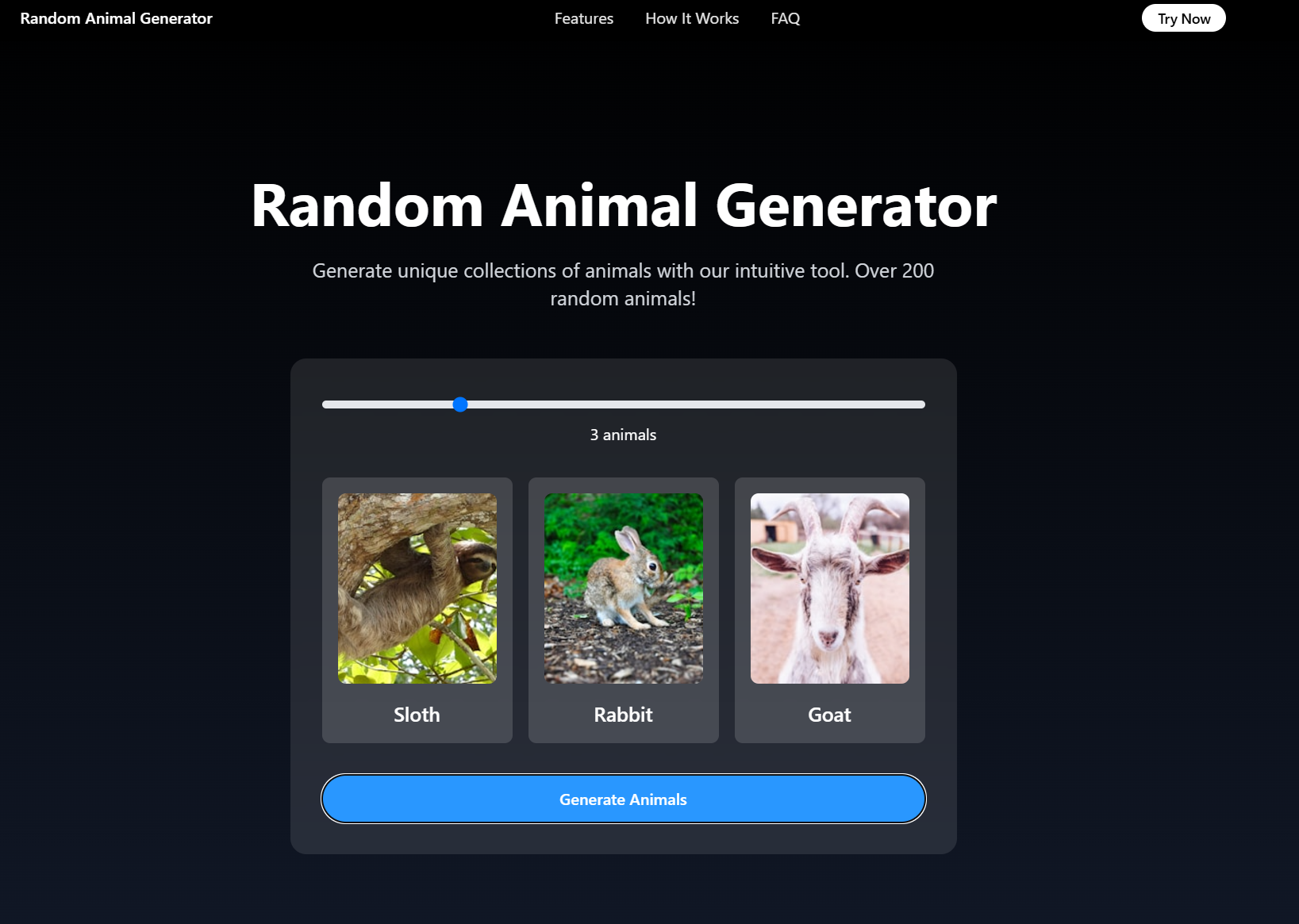 Random Animal Generator gallery image