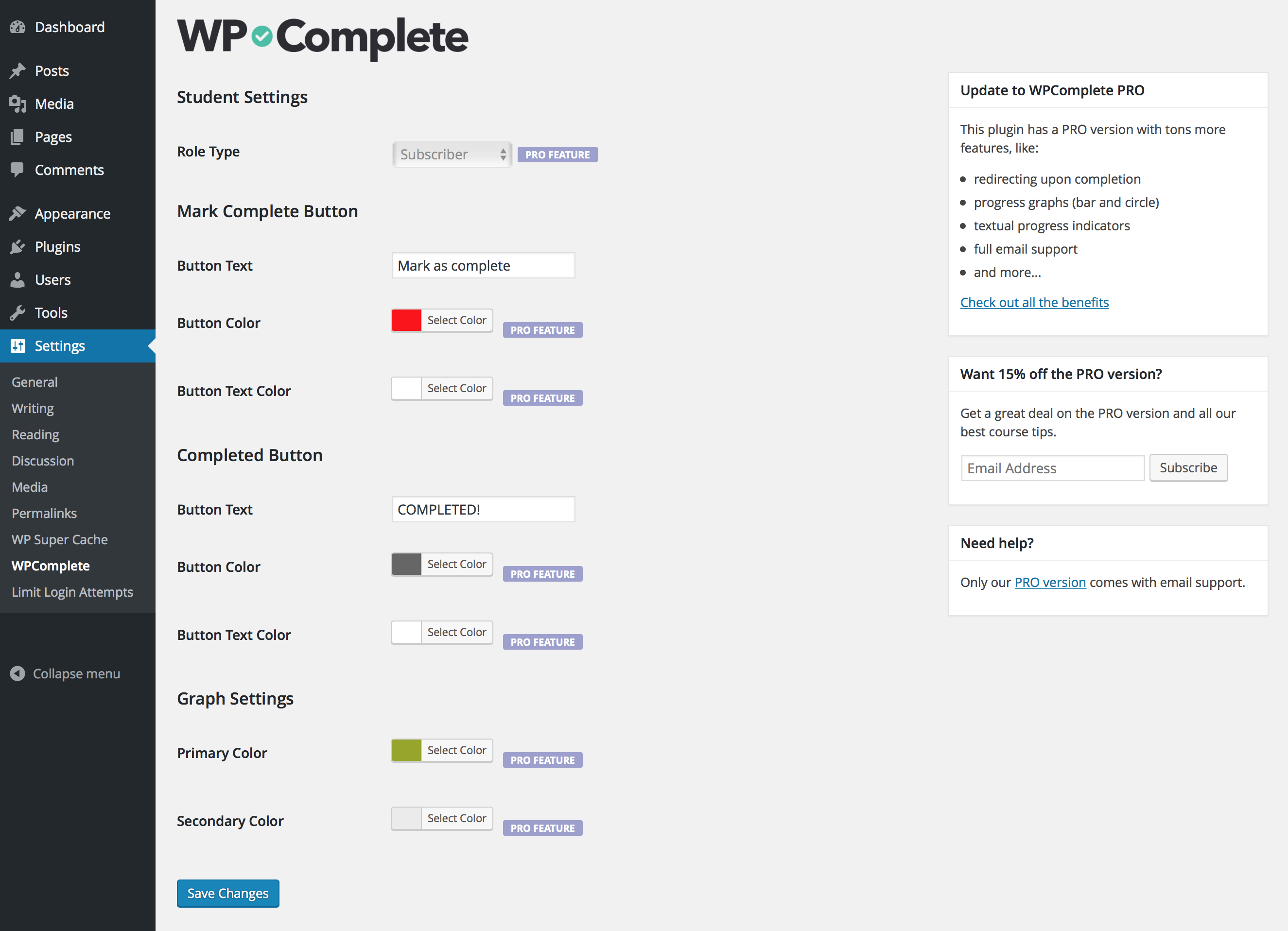 WPComplete gallery image