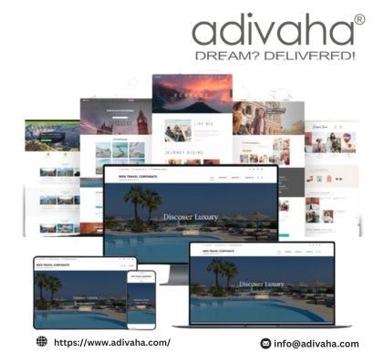 Adivaha WordPress Travel Themes - Main product screenshot demonstrating key features and user interface