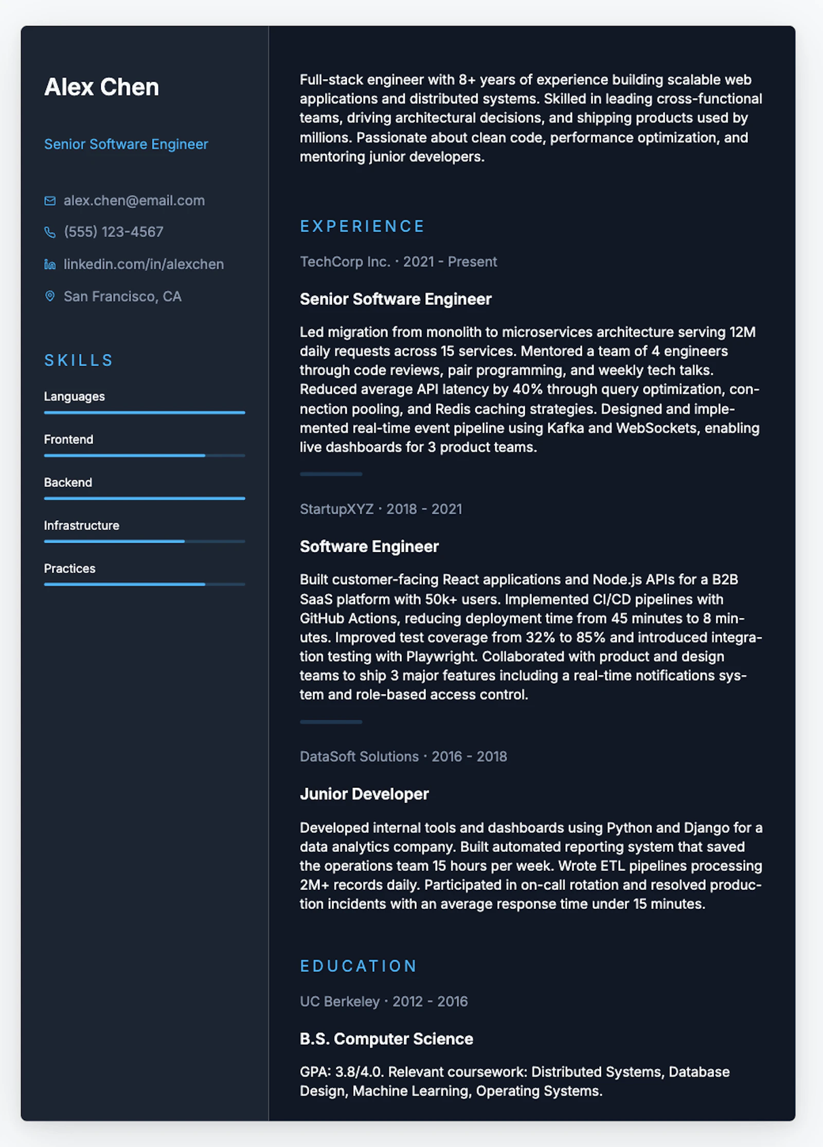 Resumori screenshot 3