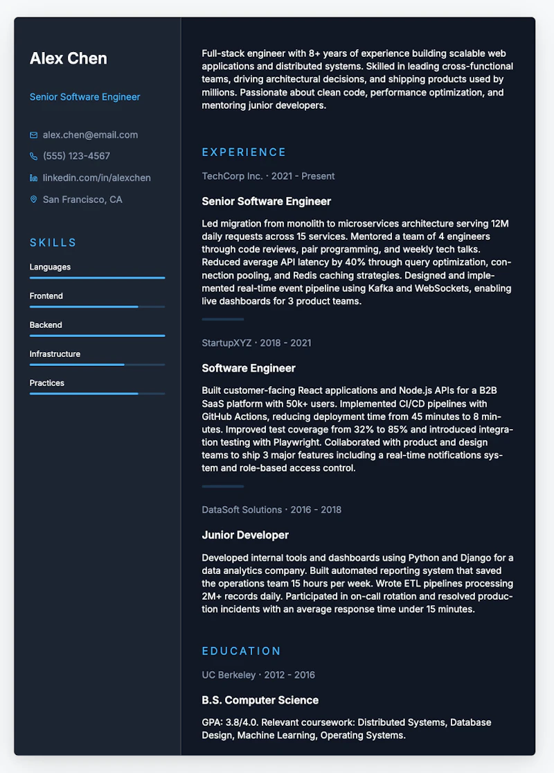 Resumori screenshot 3