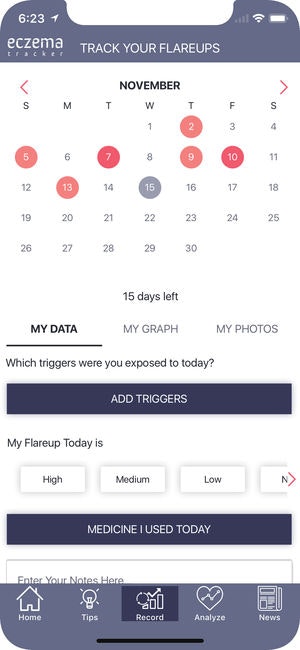 Eczema Tracker App gallery image
