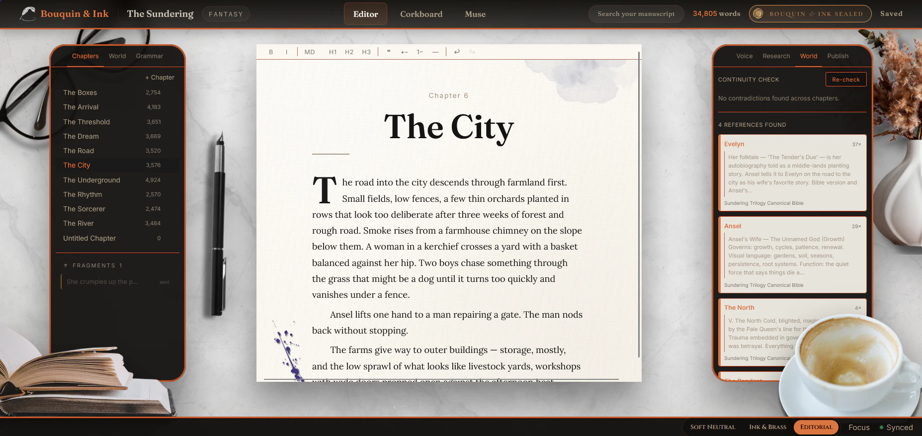 Bouquin & Ink screenshot 2