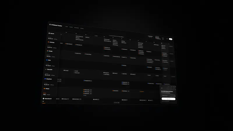 AI Release Tracker 2.0 screenshot 1