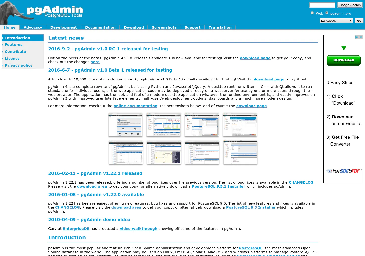 PGAdmin