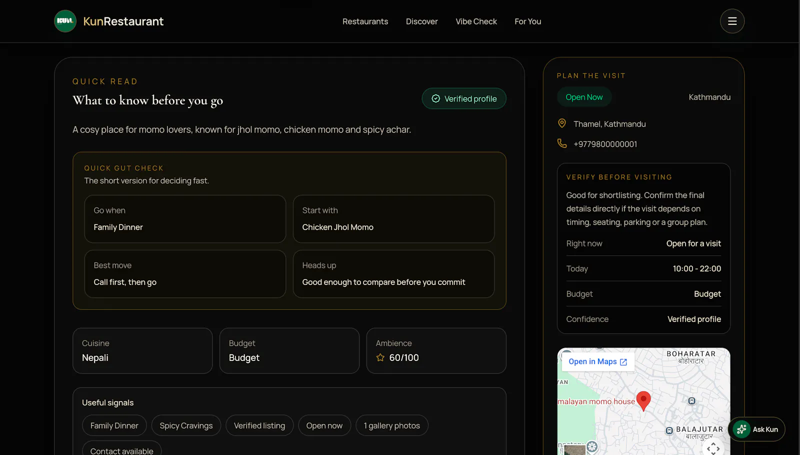 KunRestaurant screenshot 4