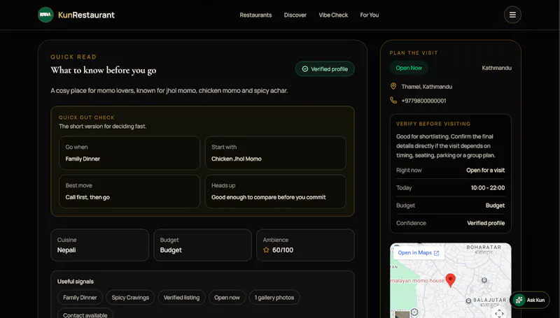 KunRestaurant screenshot 4