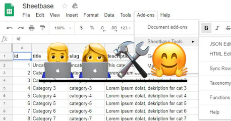 Build an app with a spreadsheet. No code required.