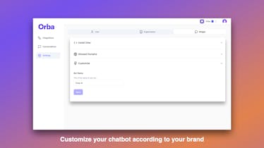 Seamless product information upload on Orba platform