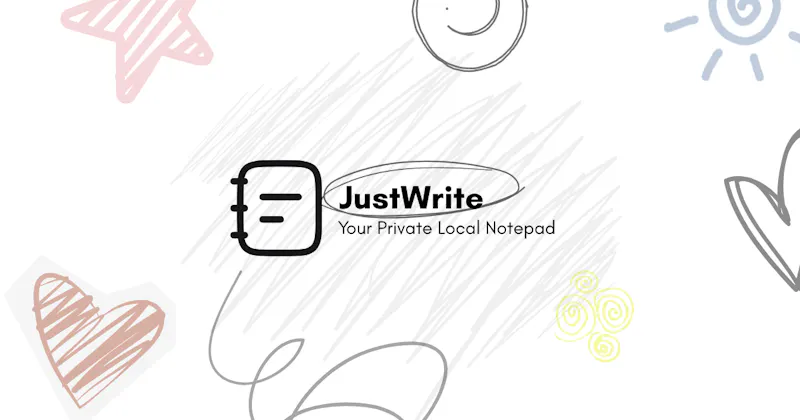 Justwrite screenshot 1