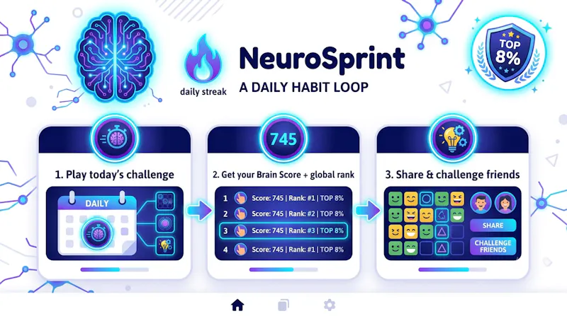 NeuroSprint — The daily brain benchmark screenshot 3