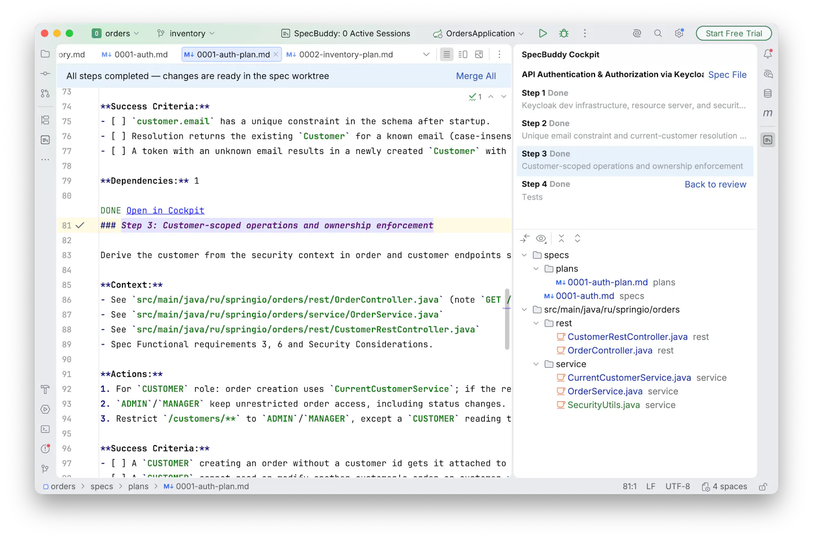 SpecBuddy screenshot 2