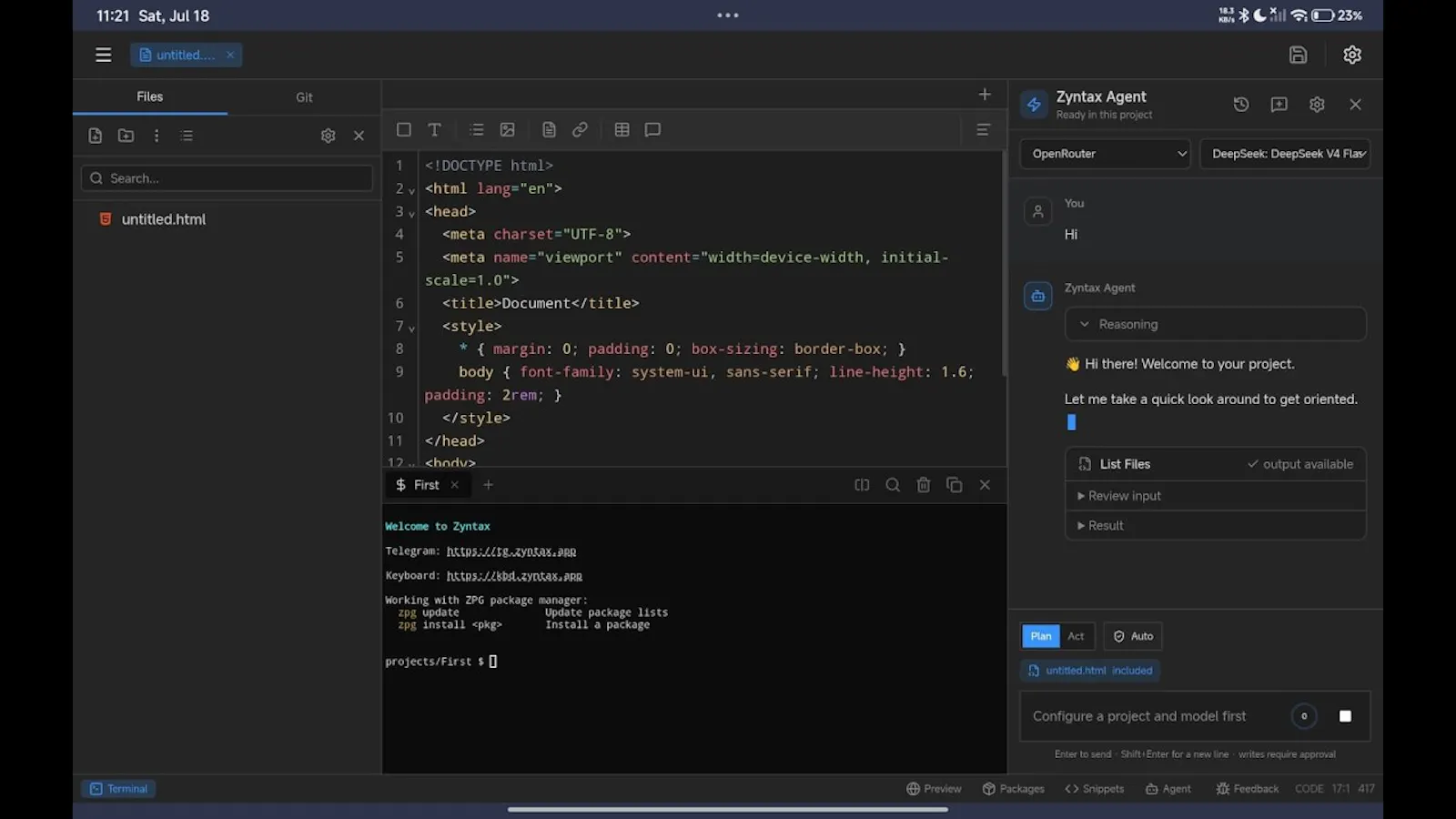 Zyntax IDE screenshot 1 (video preview)