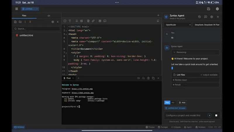 Zyntax IDE screenshot 1 (video preview)
