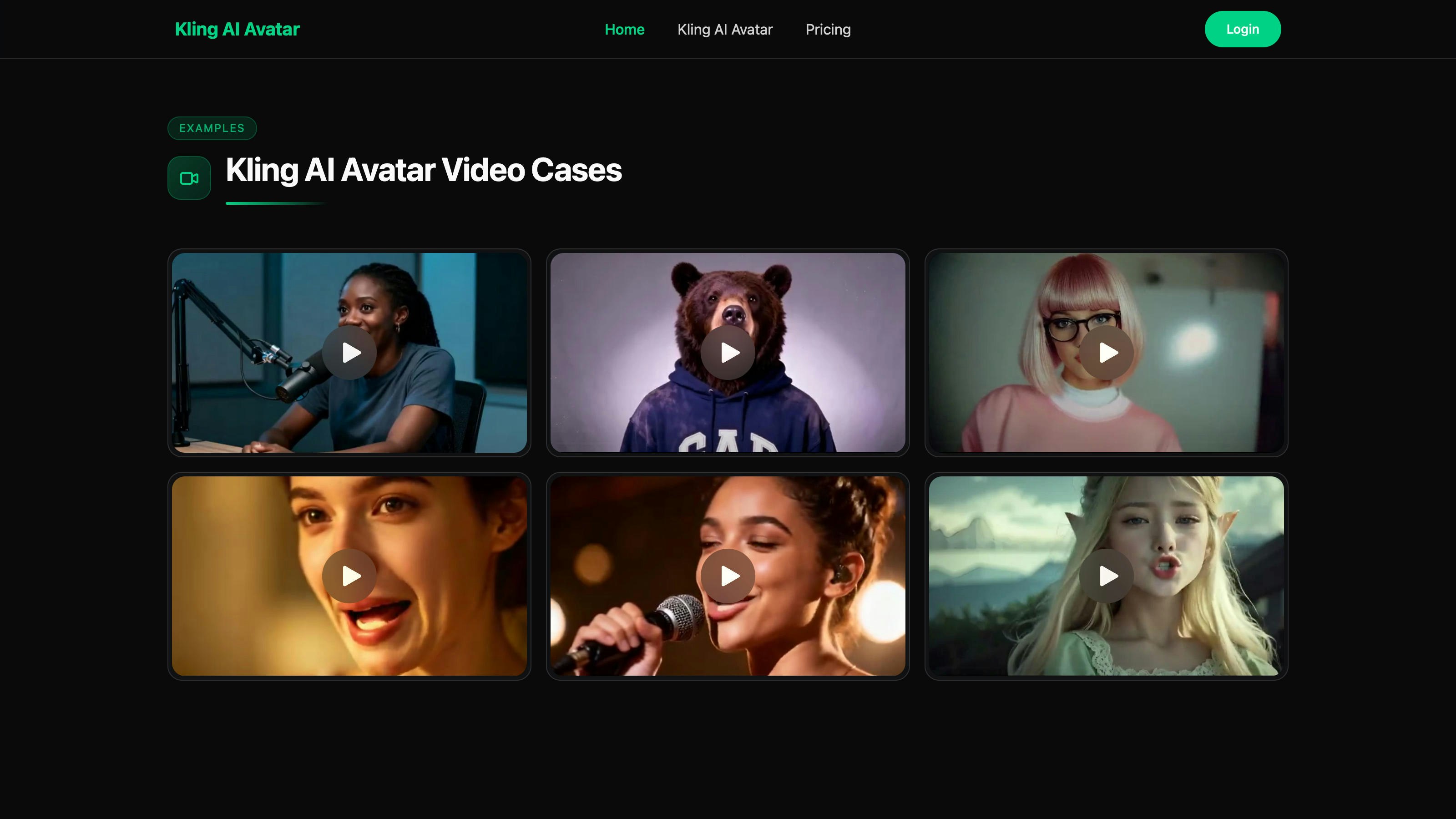 Kling AI Avatar gallery image