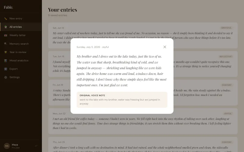 Fablejournal screenshot 5