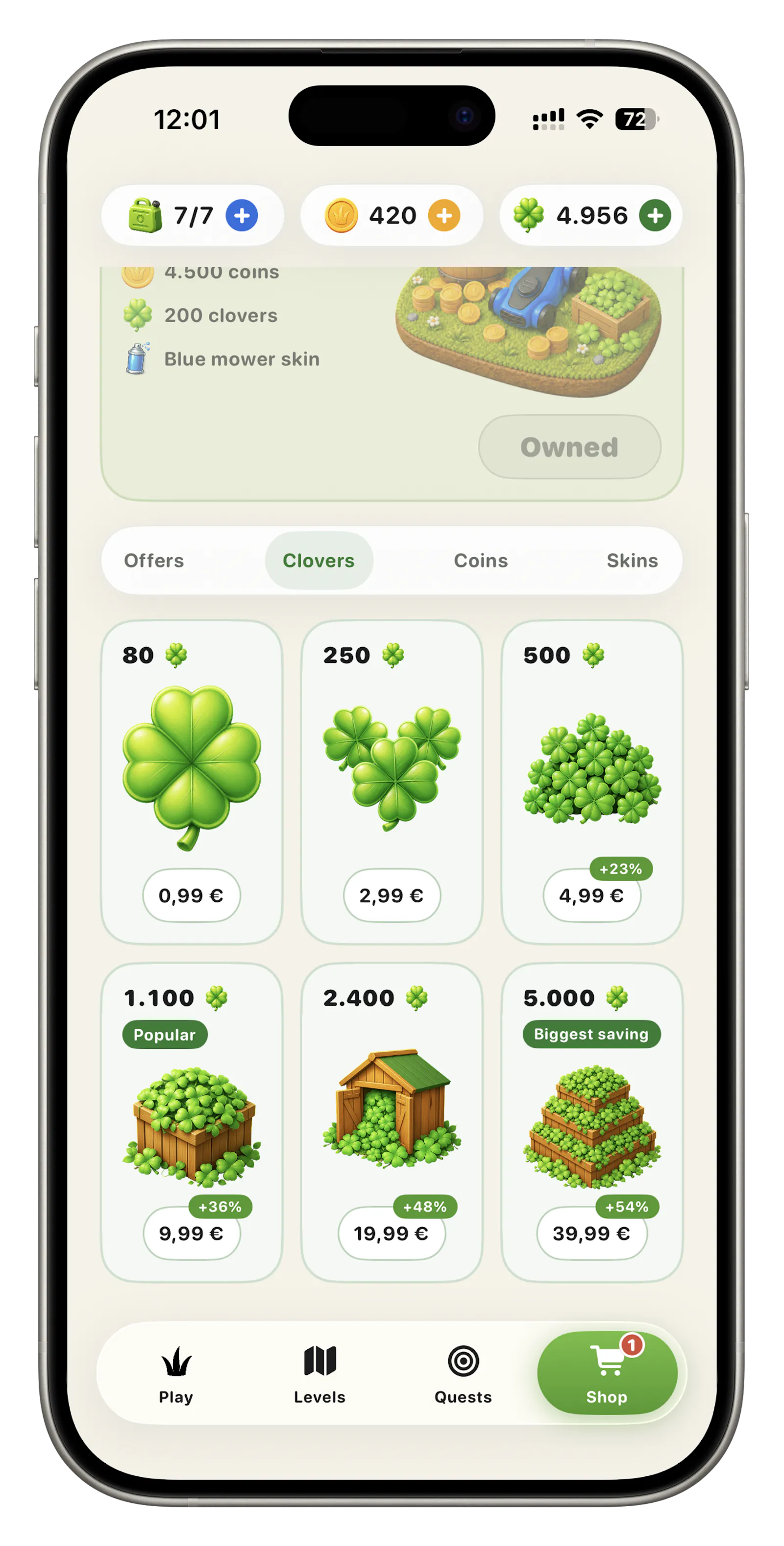 Lawn Slide - Mow & Puzzle  screenshot 17