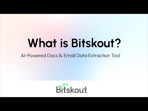 startuptile Bitskout-Get data from your docs & emails without technicalities