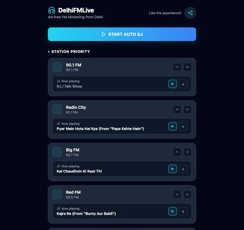 Delhi FM Live screenshot 1