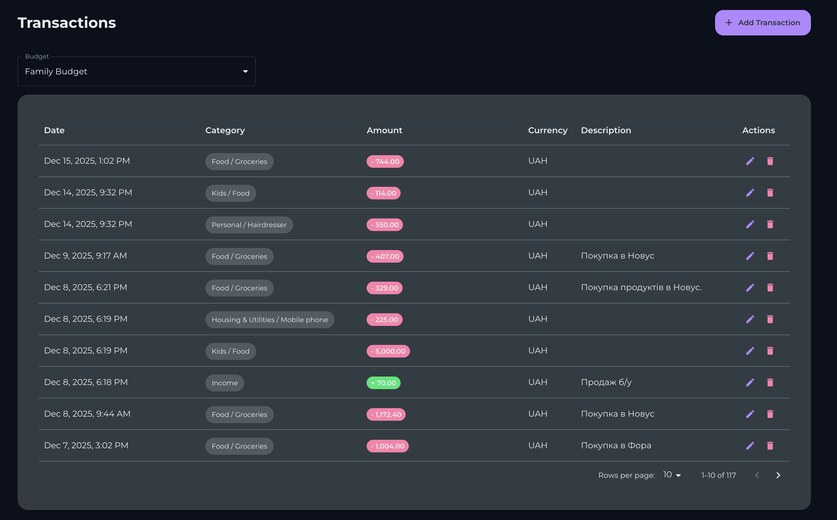 FamilyBudget.pro — finance tracker - Screenshot 3 showing product features and functionality