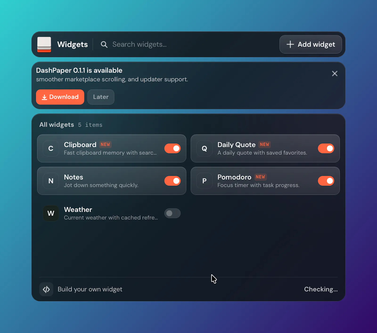 DashPaper screenshot 1