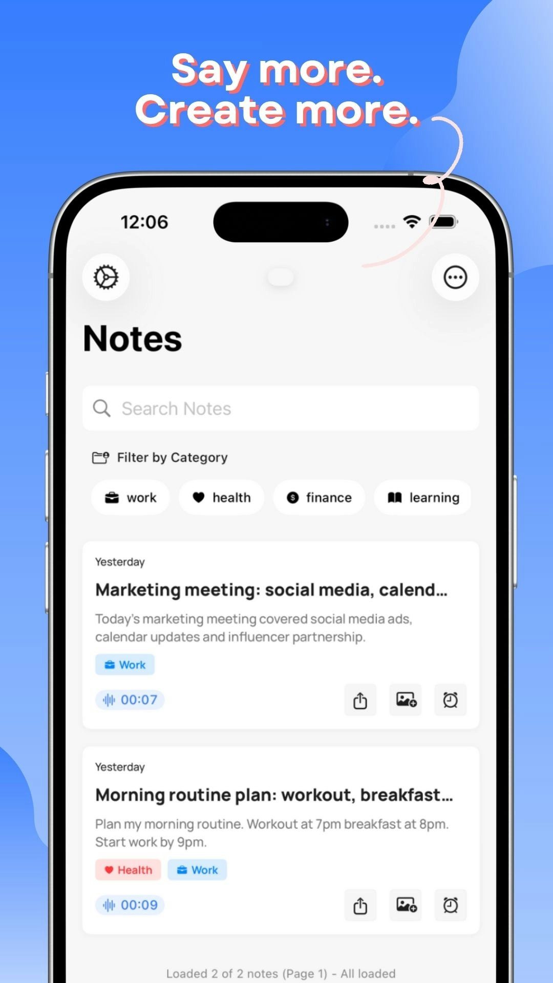 Voicely: AI Notes and Reminders