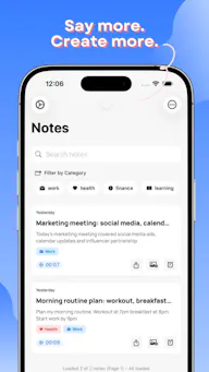 Voicely: AI Notes and Reminders