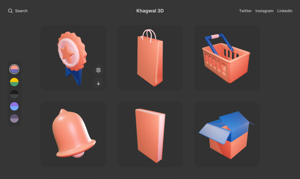 Khagwal 3D Illustration Library gallery image