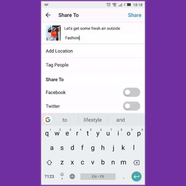 Infuse for Instagram