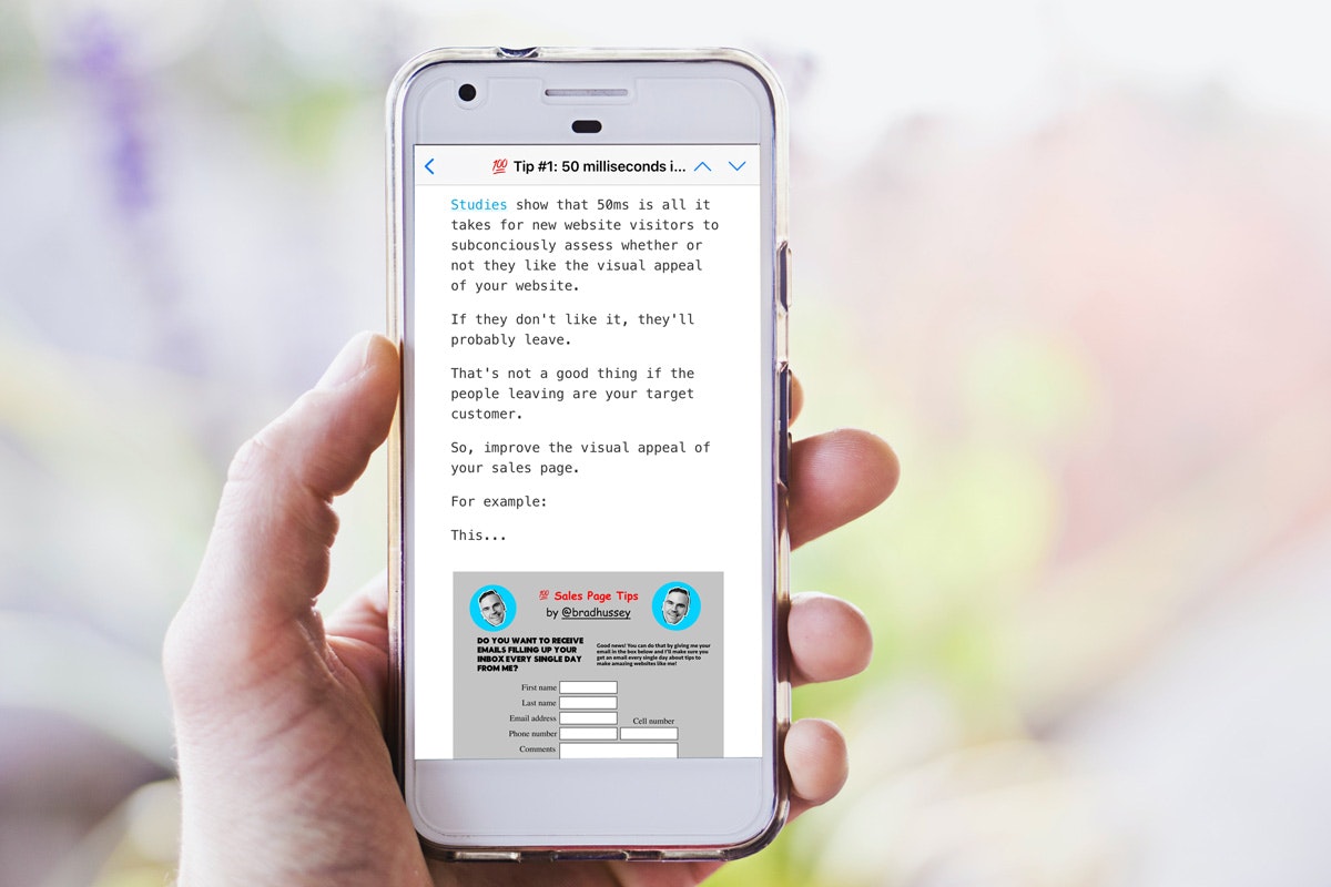 💯 Sales page tips gallery image