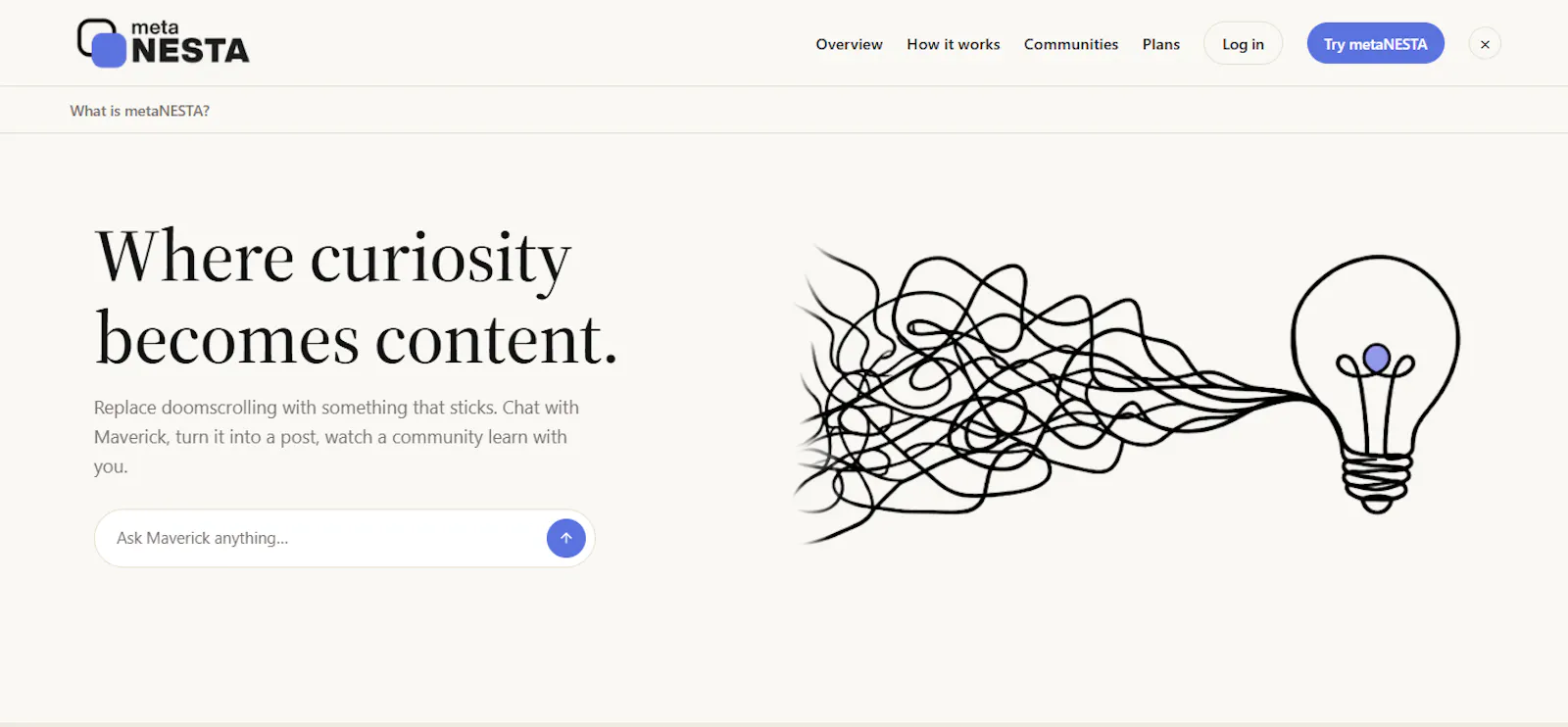 metaNESTA screenshot 1