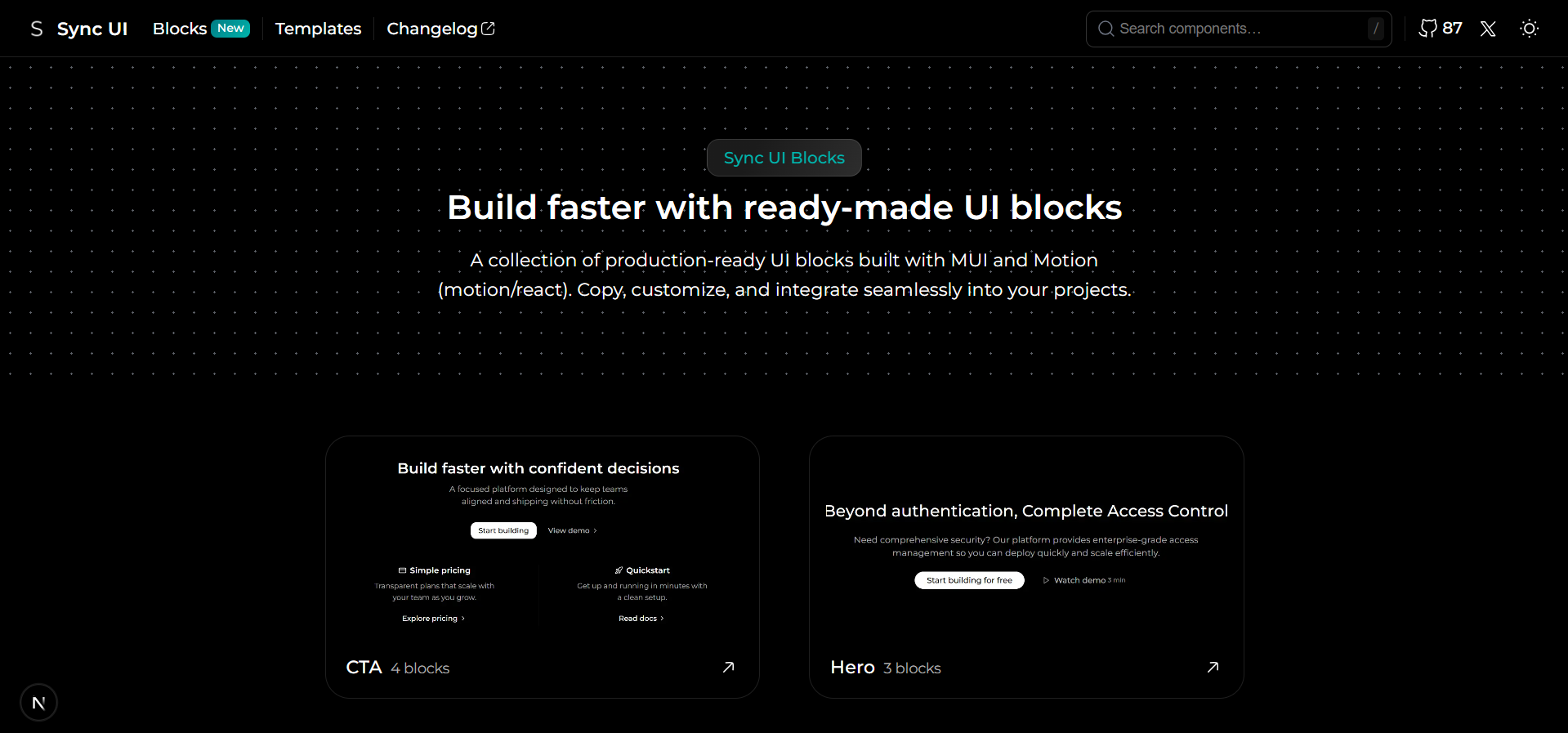 Sync UI Blocks gallery image