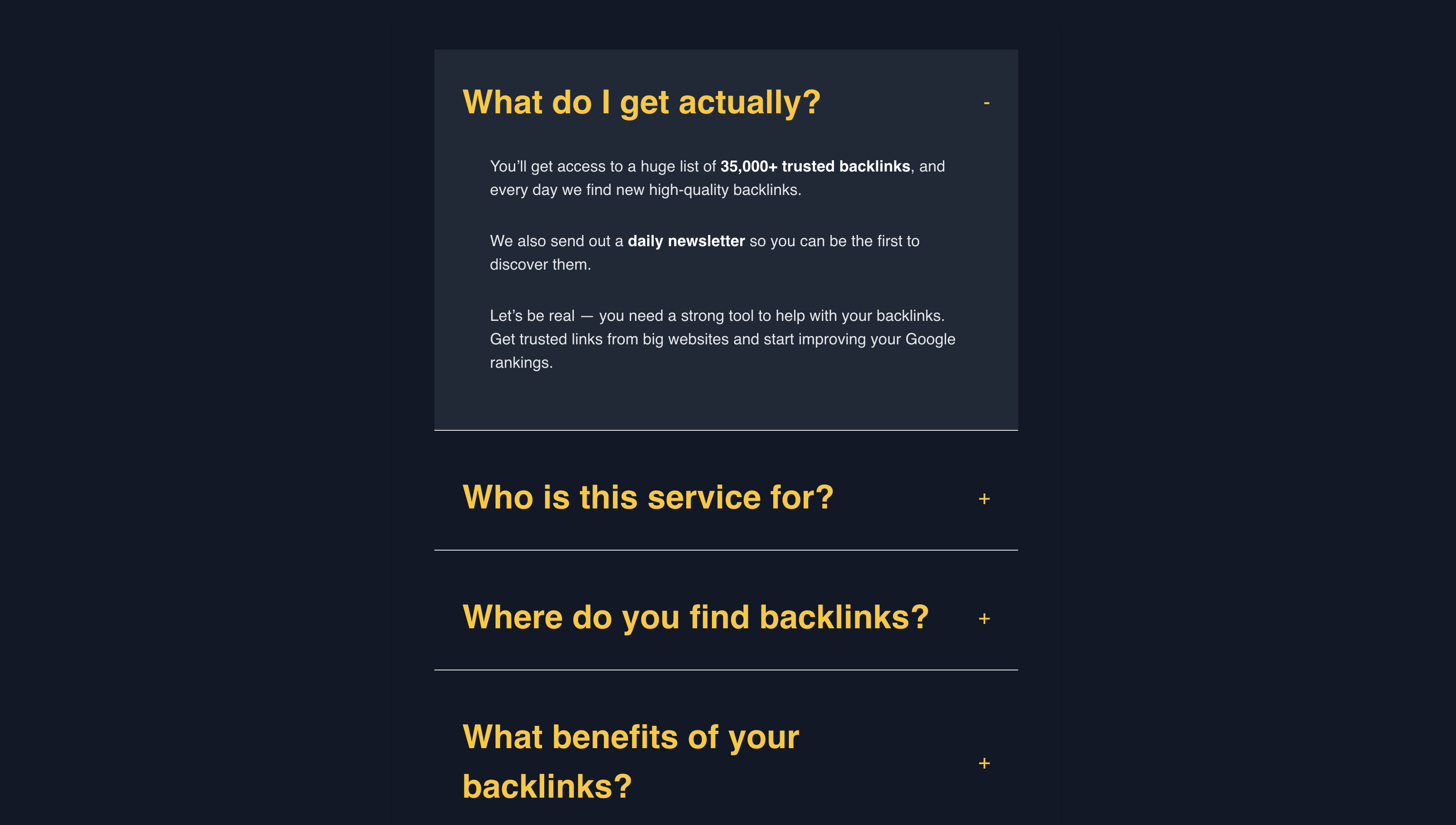Média GoneDomains SEO Tool - Quality backlinks that work — and that Google loves 6