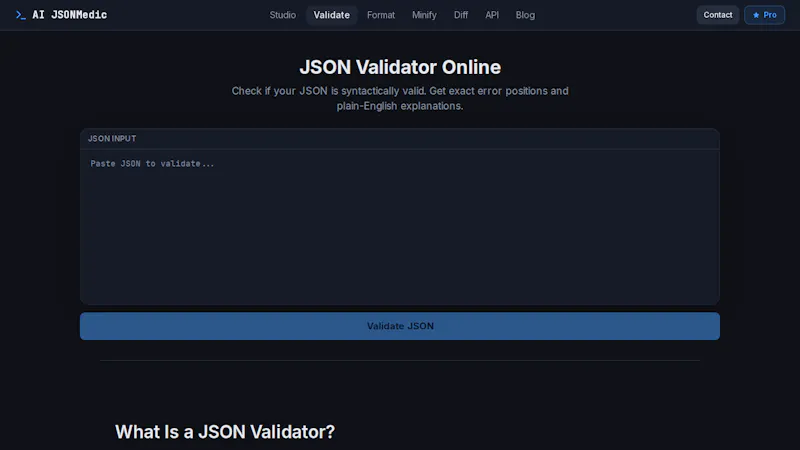 AI JSONMedic screenshot 1
